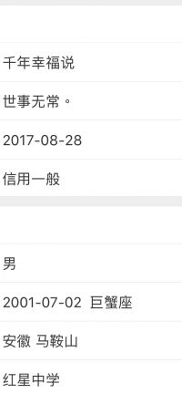 “千年幸福说”个人资料
